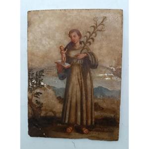 Antico Dipinto su alabastro XVIII secolo italia
