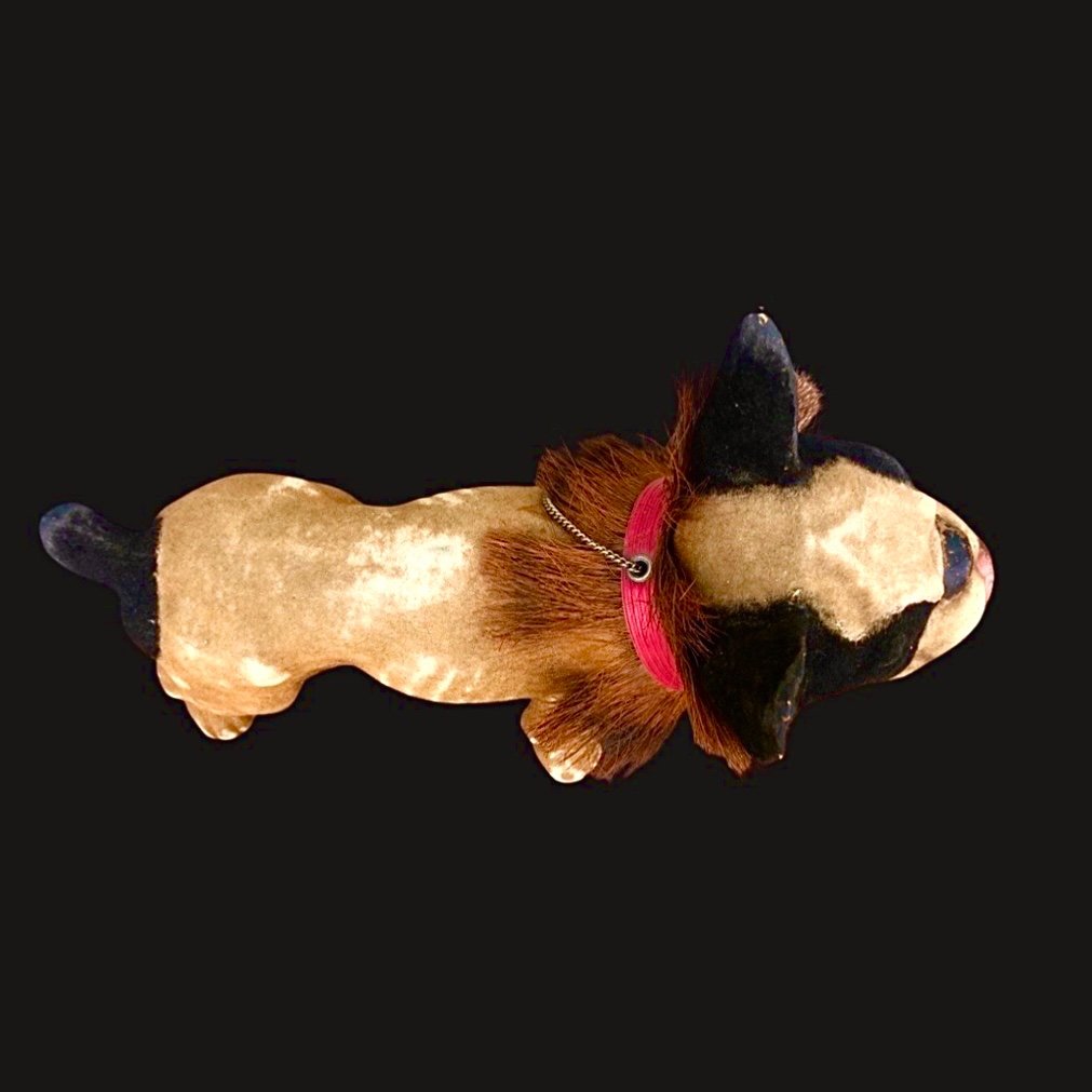 Modello di bulldog francese in papier mache’ con testa basculante -photo-2