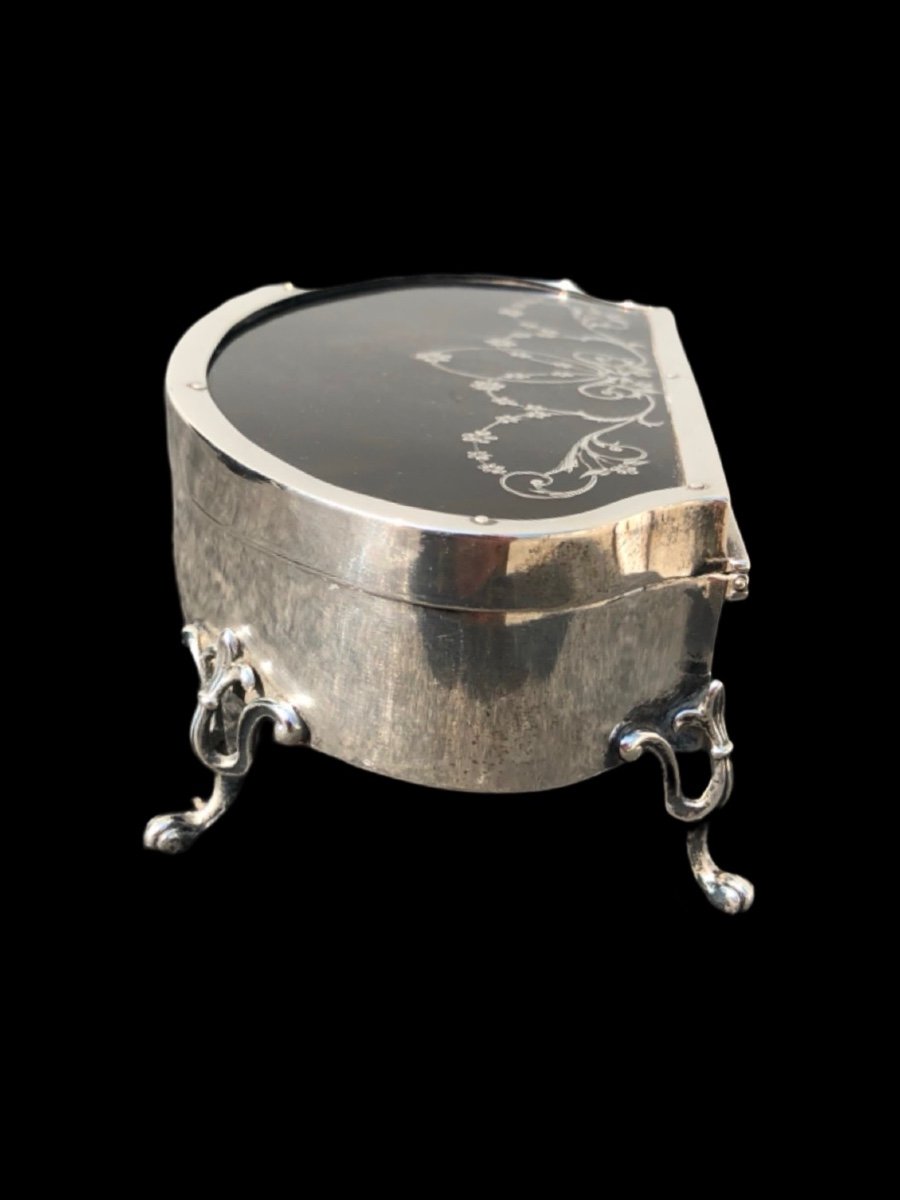 Premier Housewares Secchiello Portabottiglie In Acciaio Inox Con Intarsi Madreperla – Argento, 18x12x12 Cm
