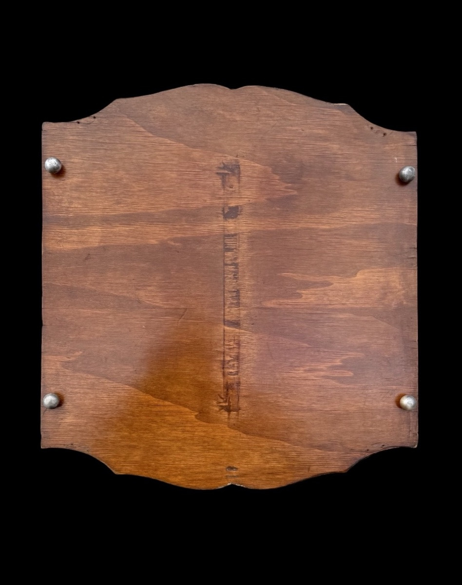  Vassoio  in argento con piano specchio composto da tre elementi affiancati -photo-1