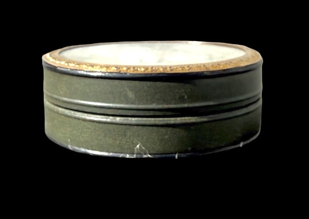 Scatolina tabacchiera in resina e corno -photo-3