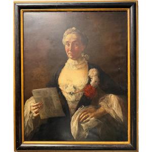 Retrato De Lady Noble. Escuela Veneciana S. XVII