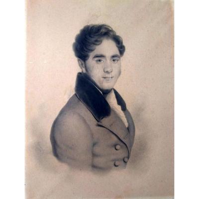 Portrait Of Prosper Le Guay (1805-1886) Signed Charles Doussault (1814-1880)