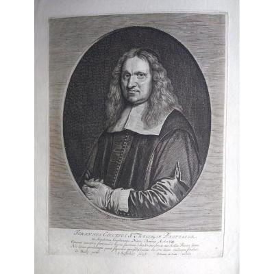 Gravure Encienne XVIIIÈme. Ec. Hollandaise. Portrait