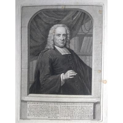 Portrait Engraving Old XVIII. Dutch School
