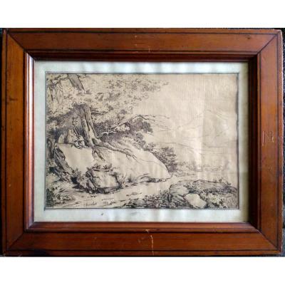 Charlet, Nicolas Toussaint (1792-1845). Signed Drawing