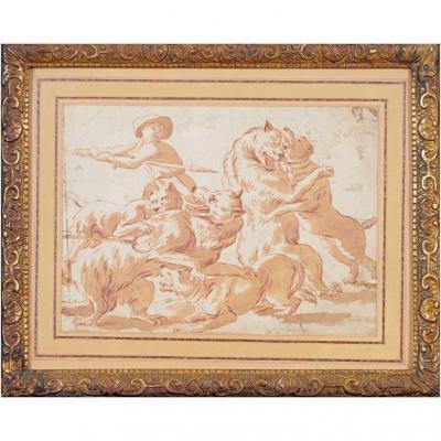 Franz Snyders (antwerp 1579- 1657 Antwerp), Attrib. Drawing 