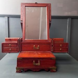 19th Century Campaign Shaving Mirror