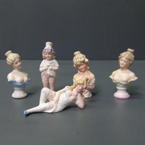 Victorian Bisque Porcelain Figurines