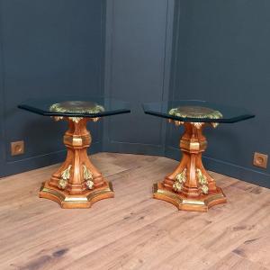 Pair Of Regency-style Side Tables