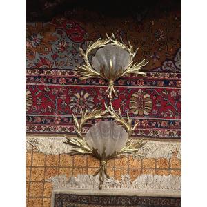 Gilded Bronze Emplique 20th Century Very Beautiful Decoration
