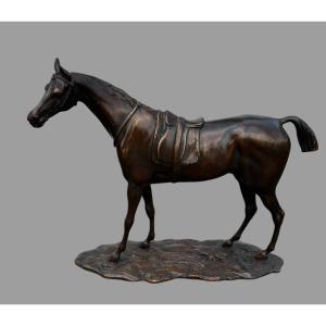 Bronze Sig W.good Saddled Racehorse(willis Good)