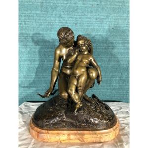 Bronze From 19 Century Sig J Pradier Diane With Love