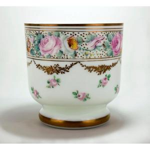 Crystal Opaline Planter. 19th
