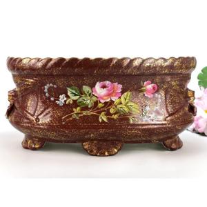 Limoges Porcelain Planter. Late 19th Century