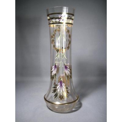 Glazed Glass Vase From 1900