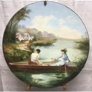 Polychrome Ceramic, Signed A. Gontier, Late 19th.
