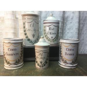 Pharmacy Jars, 19th Century