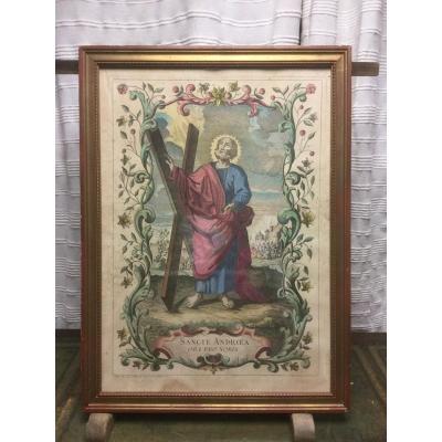 Saint Andrew, Popular Image, 18th Century.
