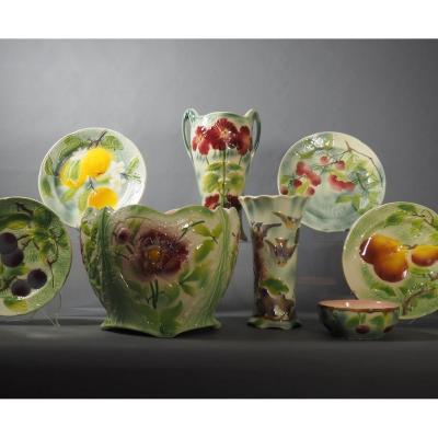 “summer Joy” Decorative Earthenware Set, Saint-clément