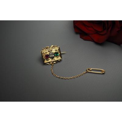 Brooch In 18 Karat Yellow Gold (750)