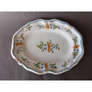 Earthenware Dish From Bergerac South West 18th Century