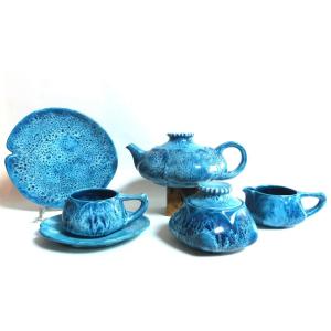 Emile Decoeur Pour Rosalba Art Nouveau Art Deco Tea Service 