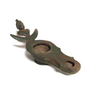 Bronze Oil Lamp Italy Grand Tour In The Style Of Antique