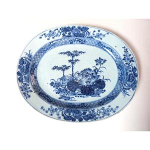 Large 18th Century Chinese Porcelain Dish, East India Company
