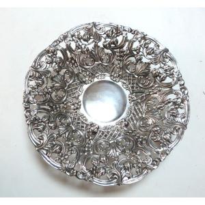Openwork Cup In Solid Silver Rich Decor