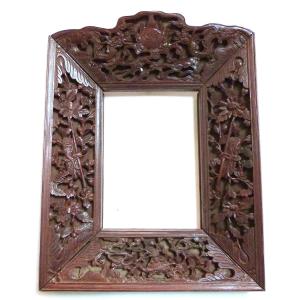 Carved Wooden Frame South China Or Vietnam Late 19th Century 
