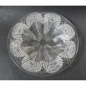 René Lalique Carnation Bowl 1932 In Art Deco Molded Pressed Glass