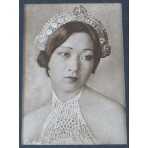 Emil Otto Hoppé Portrait Of Anna May Wong 1926 Antique Signed Photograph