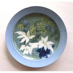 Manufacture De Sèvres Large Porcelain Dish Dated 1853 Rare Decor 