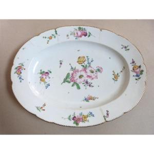Paris Porcelain Dish, 18th Century, Louis XVI Period
