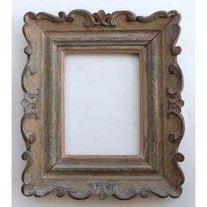 Emile Bouche Montparnasse Frame In Carved Wood From The 1940s, Size 2f