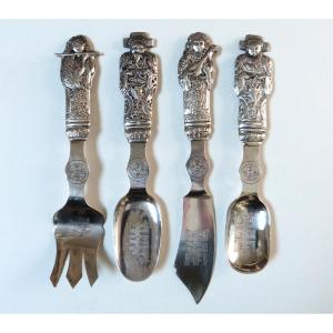 Indochina - Vietnam Solid Silver Flatware