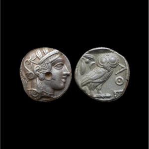 “athens Owl” Tetradrachm — Certificate Of Authenticity