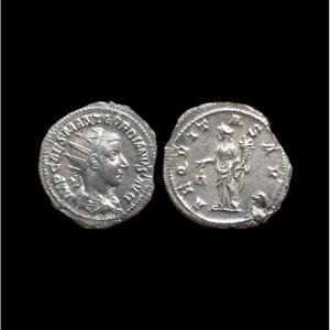 Antoninien Of Gordian III From Antioch — Aeqvitas Avg — Certificate Of Authenticity