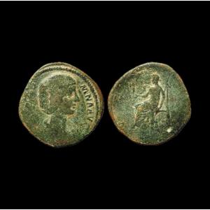 Julia Domna Sestertius “vesta” — Certificate Of Authenticity