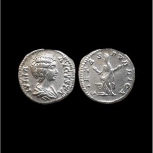 Julia Domna Denarius “pietas Avgg” — Certificate Of Authenticity