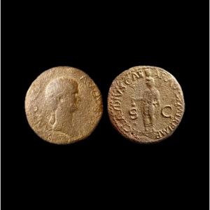 Antonia Dupondius “avgvsta” — Certificate Of Authenticity