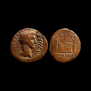 Augustus As With The Altar Of The Three Gauls — Certificate Of Authenticity