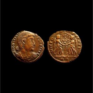 Decentius Centenionalis With Two Victories — Certificate Of Authenticity