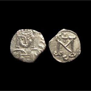 100 Nummia Silver Of Carthage — Justin II — Certificate Of Authenticity