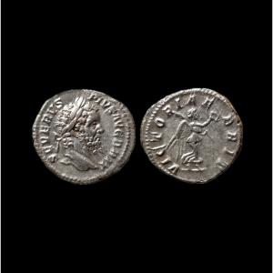 Denier Britannicus “victoriae Brit” — Septimius Severus — Certificate Of Authenticity