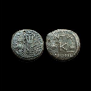 Carthage Half Follis “imperial K” — With Certificate Of Authenticity