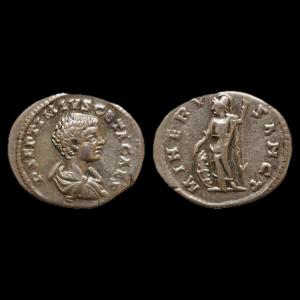 Geta Denarius “minerva Sancta” — Certificate Of Authenticity