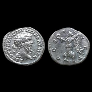 Septimius Severus Denarius “triumphal Victory” — Certificate Of Authenticity