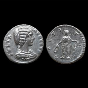 Julia Domna Denarius “laetitia” — Certificate Of Authenticity